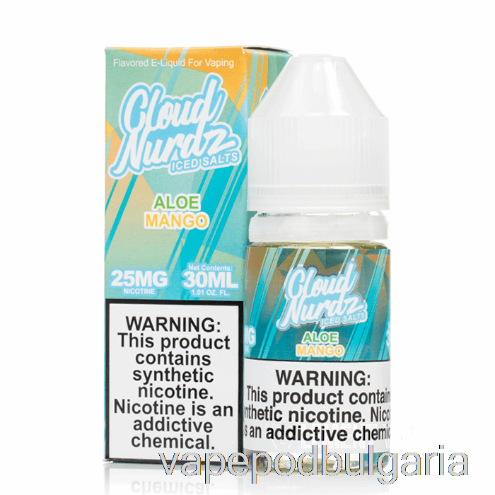 Vape Bulgaria Iced Aloe Mango - Cloud Nurdz Salts - 30ml 25mg